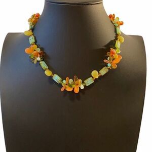 Lisa Cutler Hand Created & Designed Beautiful Glass Bead Necklace.